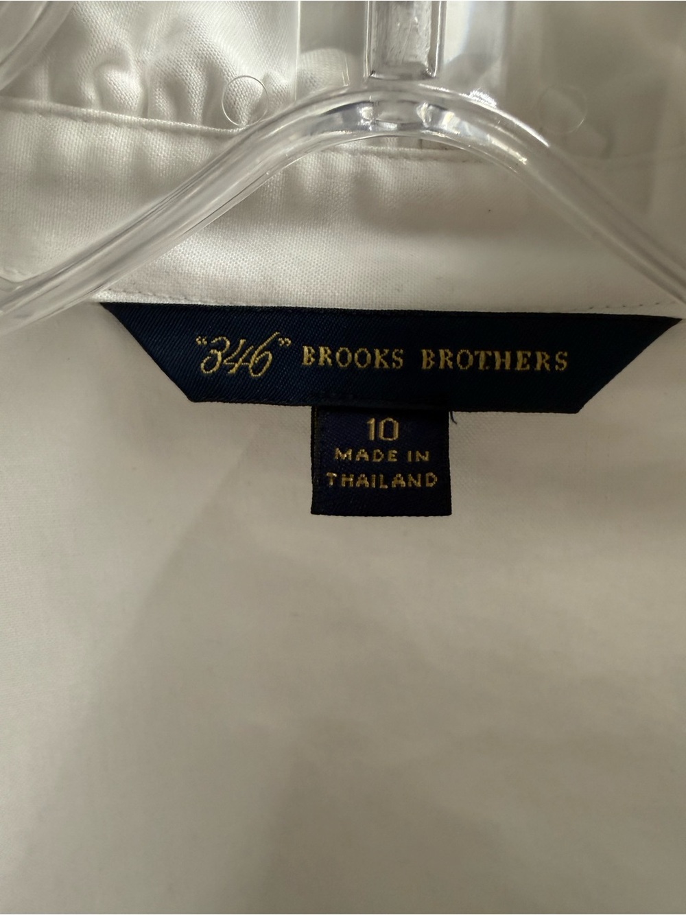 Brooks Brothers 346 White Ruffled Button-Front Blouse - Picture 4 of 10
